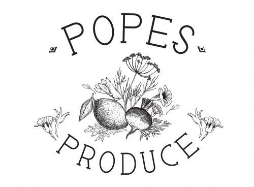 Popes Produce Logo