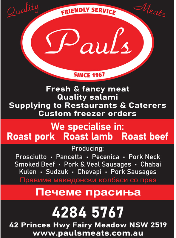 Paul’s Quality Meat Food Fairness Illawarra