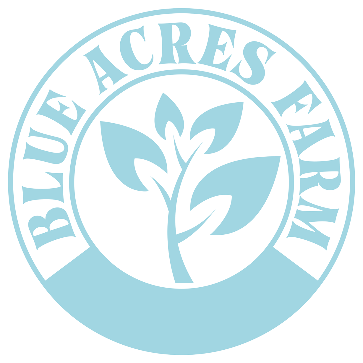 Blue Acres Farm Logo